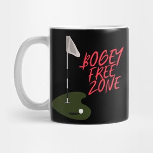 Bogey Free Zone Golf Apparel Mug